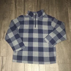 Oshkosh,boy’s plaid sweatshirt.size 5.